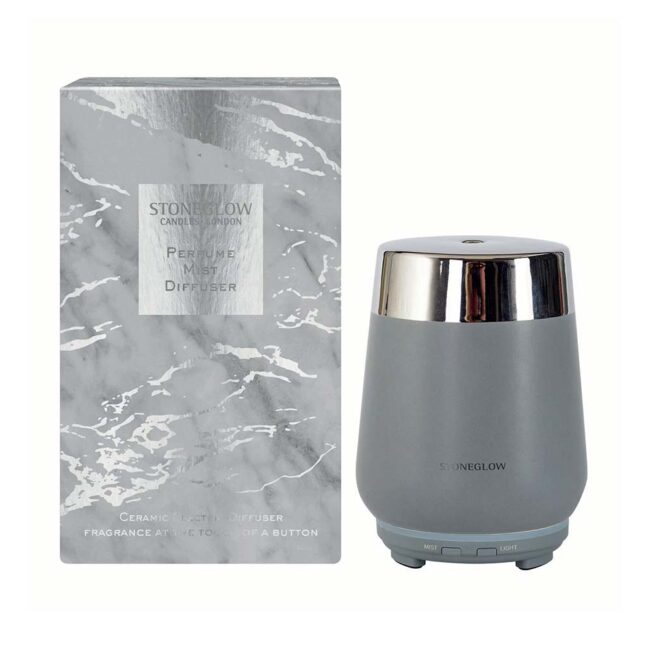 STONEGLOW LUNA MIST DIFFUSER GREY & SILVER