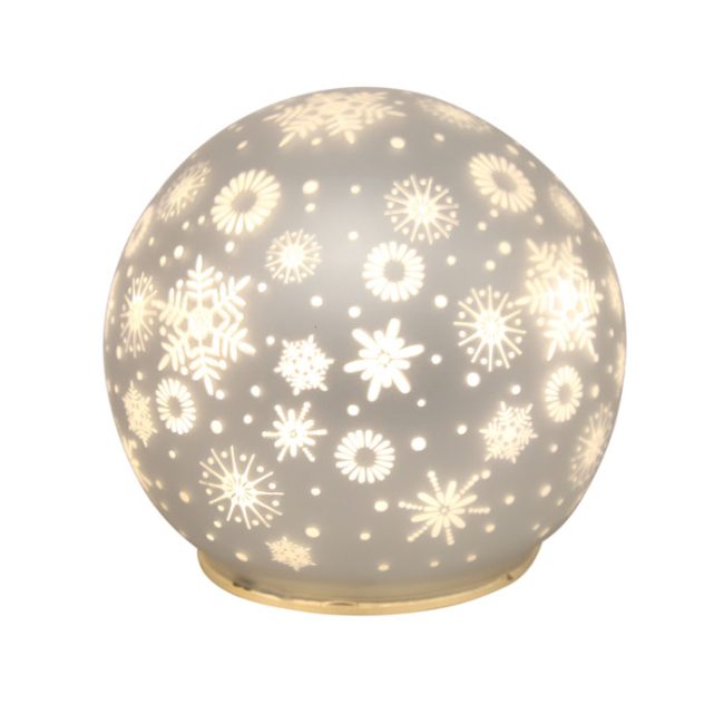 STRAITS LED SNOWFLAKE GLOBE MEDIUM