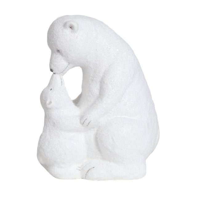 STRAITS POLAR BEAR & CUB FIGURE