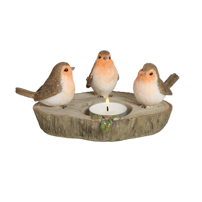 STRAITS ROBIN CANDLE TEALIGHT HOLDER