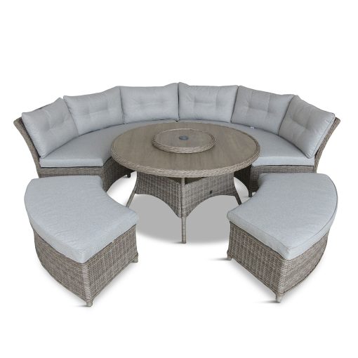 LEISURE GROW ST TROPEZ CURVED MODULAR DINING SET - Image 6
