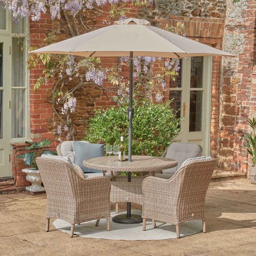 LEISURE GROW ST TROPEZ 4 SEAT DINING SET
