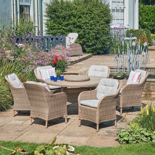 LEISURE GROW ST TROPEZ 6 SEAT DINING SET - Image 3