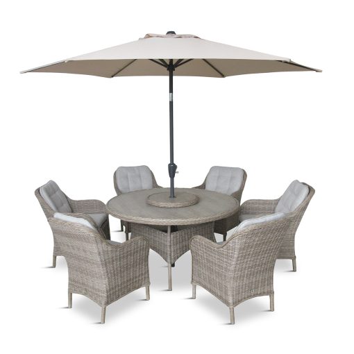 LEISURE GROW ST TROPEZ 6 SEAT DINING SET - Image 5