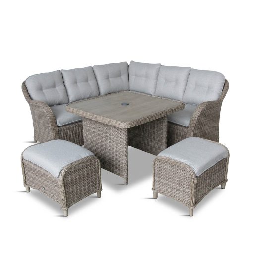 LEISURE GROW ST TROPEZ COMPACT MODULAR DINING SET