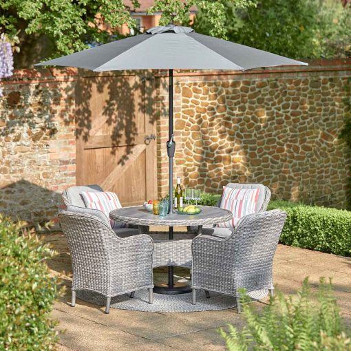 LEISURE GROW ST TROPEZ 4 SEAT DINING SET - Image 5