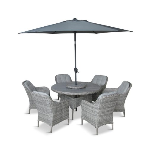 LEISURE GROW ST TROPEZ 6 SEAT DINING SET - Image 7