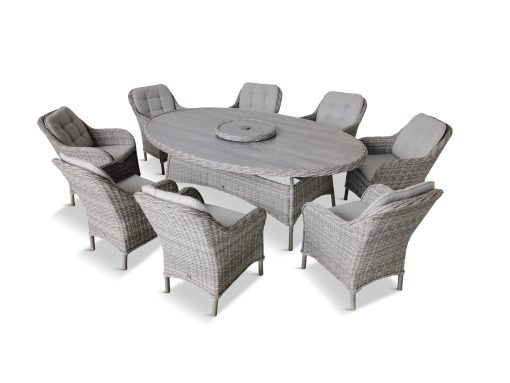LEISURE GROW ST TROPEZ 8 SEAT DINING SET - Image 6