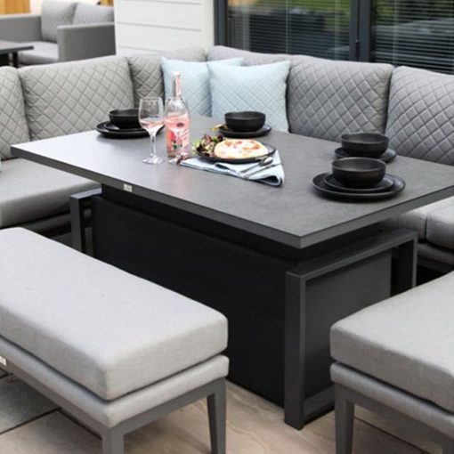 SUPREMO: Mirfield Corner Modular Furniture Set With Adjustable Table