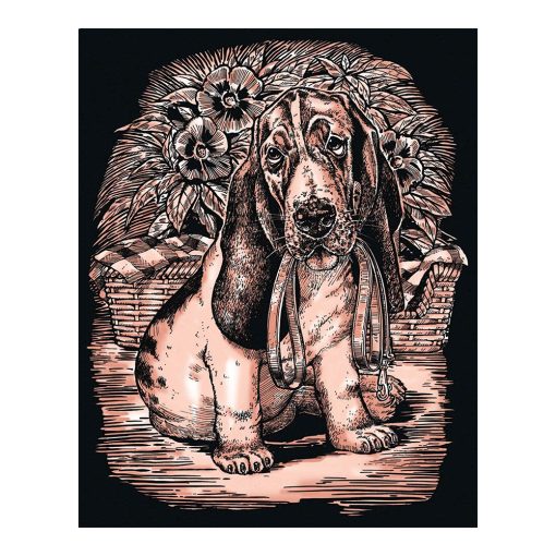 Sequin Art Artfoil Copper Basset Hound - Image 2