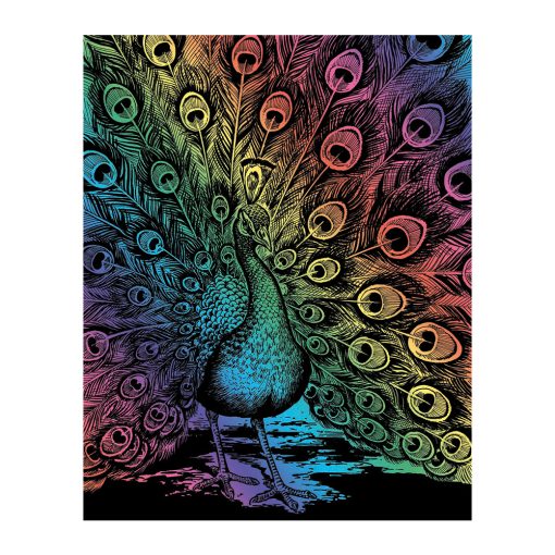 Sequin Art Artfoil Rainbow Peacock