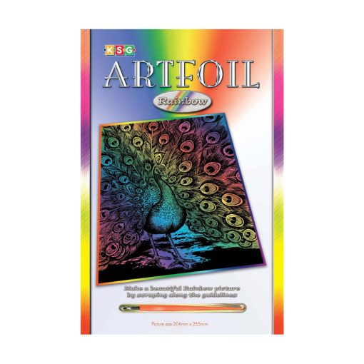 Sequin Art Artfoil Rainbow Peacock - Image 2