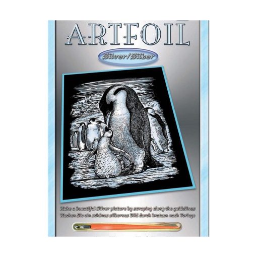 Sequin Art Artfoil Silver Penguins - Image 2