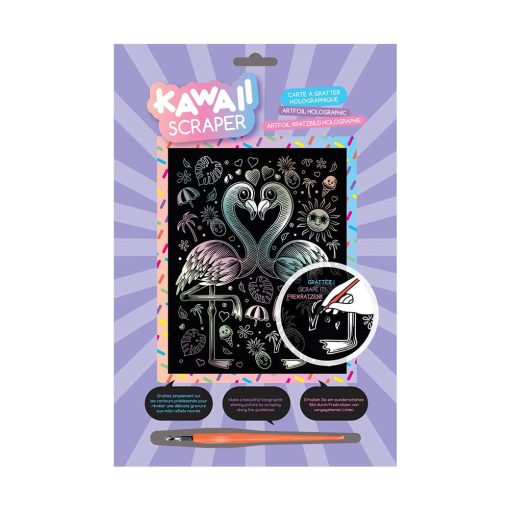 Sequin Art Artfoil Kawaii Holographic Flamingo