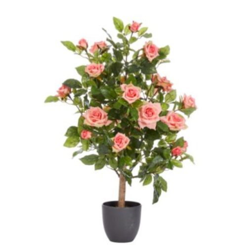 Smart Garden Perfect Pink Regents Roses Artificial Pot Plant - Image 2