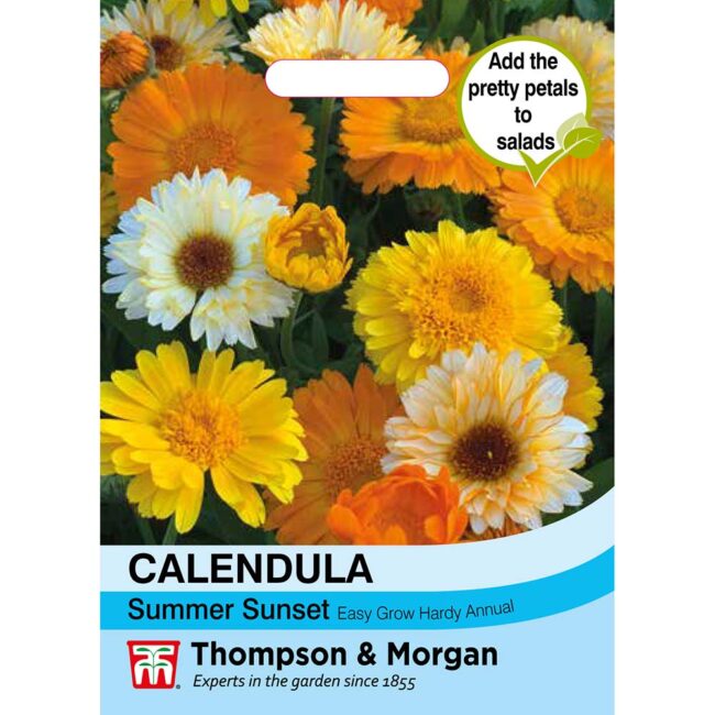 THOMPSON & MORGAN - CALENDULA SUMMER SUNSET SEEDS