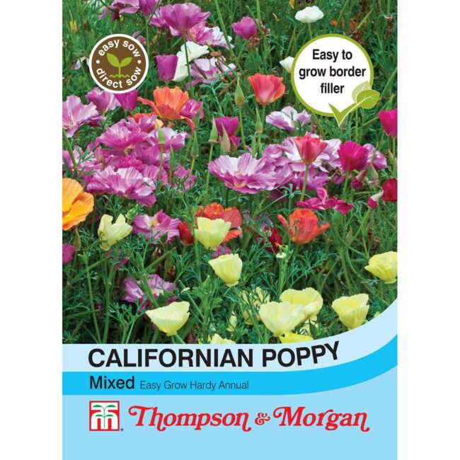 THOMPSON & MORGAN - CALIFORNIAN POPPY MIXED SEEDS