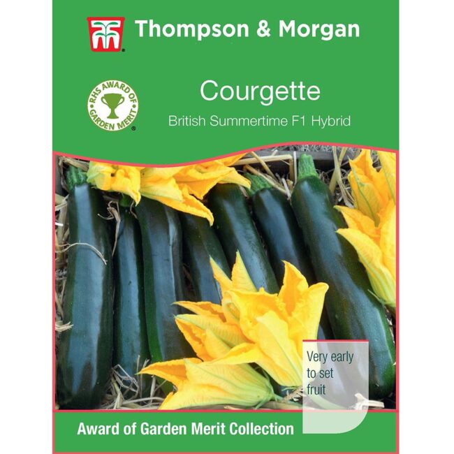 THOMPSON & MORGAN - COURGETTE BRITISH SUMMERTIME F1 HYBRID