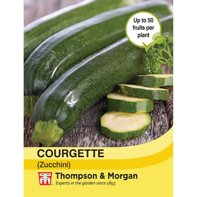 THOMPSON & MORGAN - COURGETTE (ZUCCHINI) SEEDS