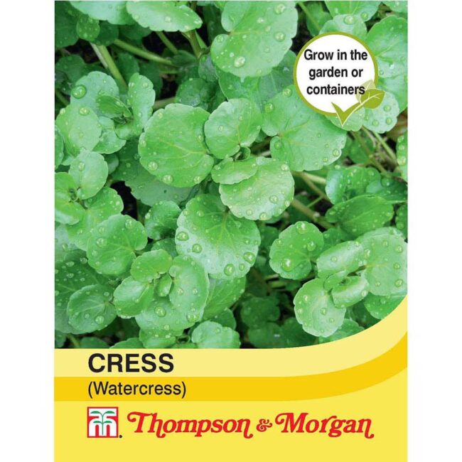 THOMPSON & MORGAN - CRESS (WATERCRESS) SEEDS