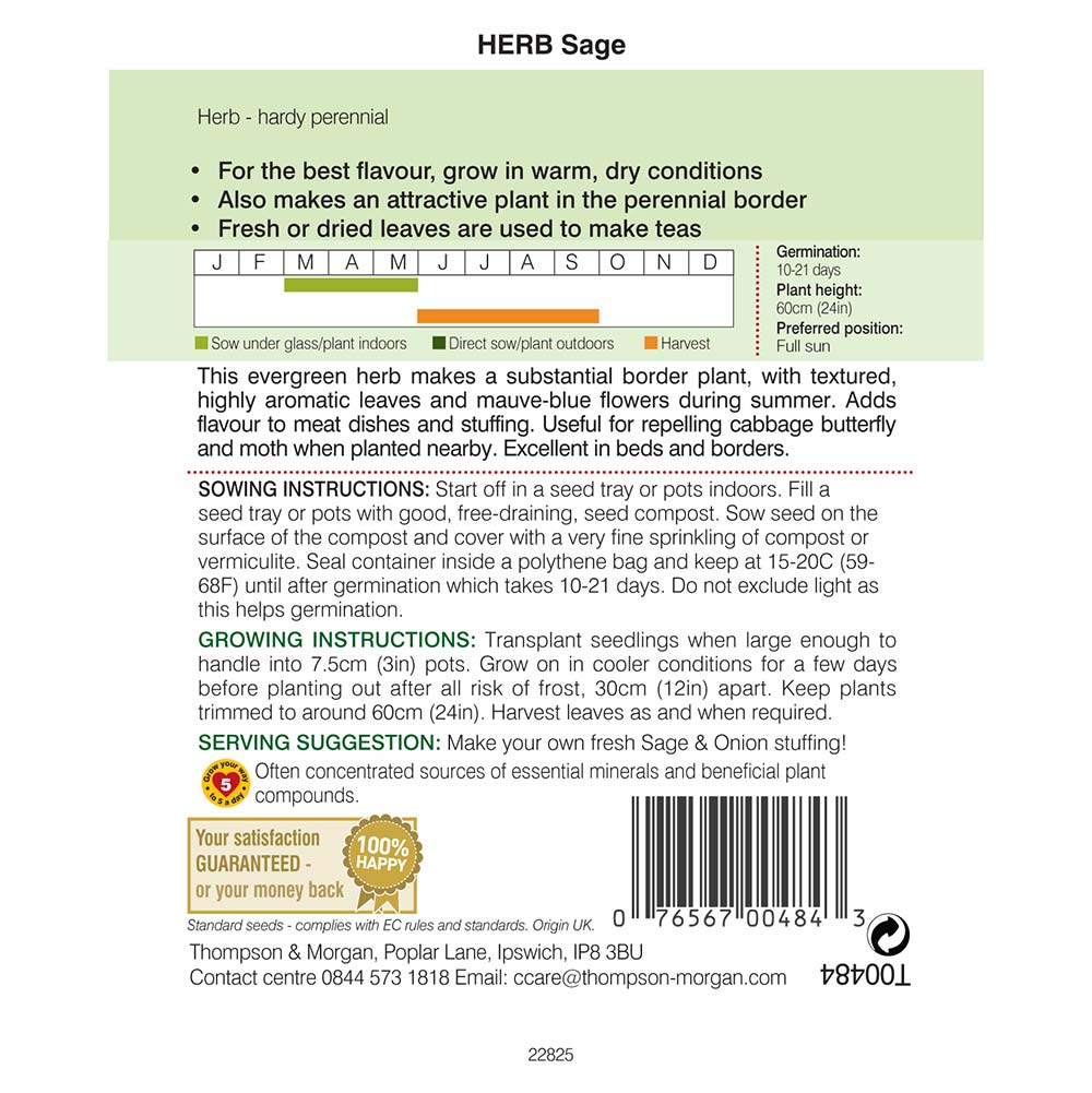 THOMPSON & MORGAN - SAGE SEEDS - Image 2