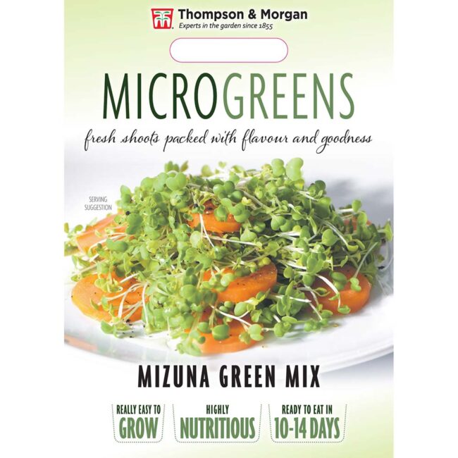 THOMPSON & MORGAN - MICROGREENS MIZUNA CN MIZUNA