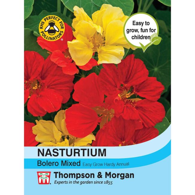 THOMPSON & MORGAN - NASTURTIUM BOLERO MIXED SEEDS