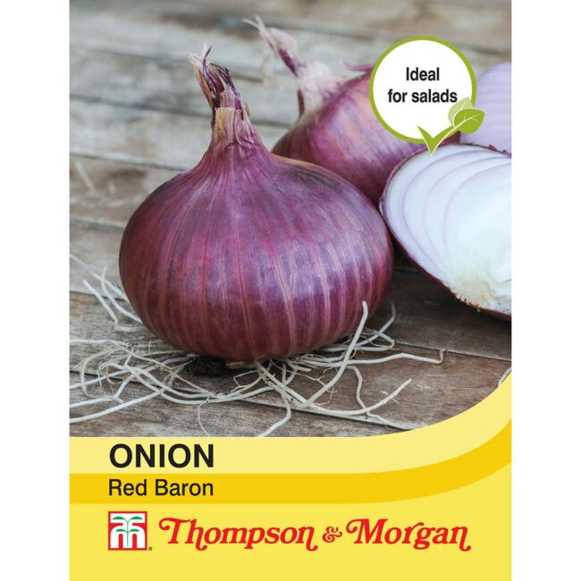 THOMPSON & MORGAN - ONION RED BARON SEEDS