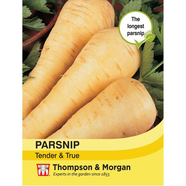THOMPSON & MORGAN - PARSNIP TENDER & TRUE SEEDS