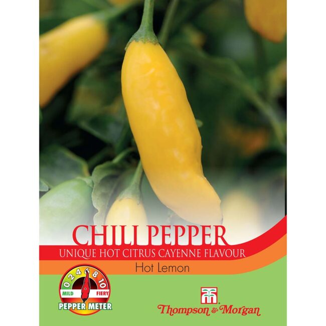 THOMPSON & MORGAN - PEPPER CHILLI HOT LEMON SEEDS