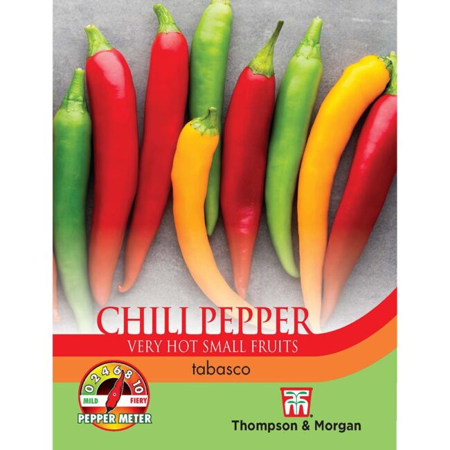 THOMPSON & MORGAN - PEPPER CHILLI TABASCO SEEDS