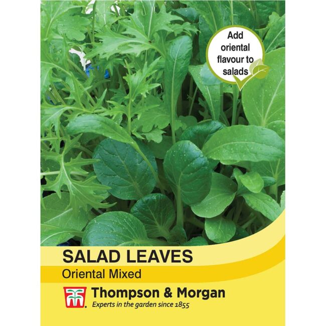THOMPSON & MORGAN - SALAD LEAVES - ORIENTAL MIXED SEEDS