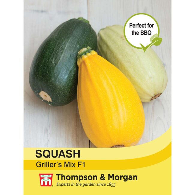 THOMPSON & MORGAN - SQUASH GRILLER'S MIX F1 SEEDS