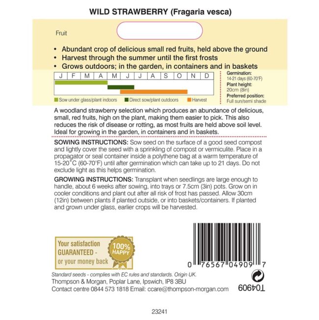 THOMPSON & MORGAN - STRAWBERRY WOODLAND - Image 2