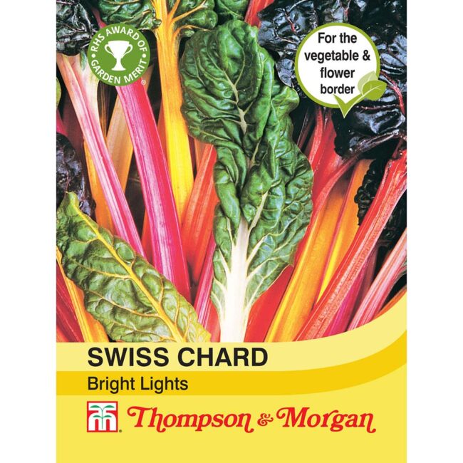 THOMPSON & MORGAN - SWISS CHARD BRIGHT LIGHTS SEEDS