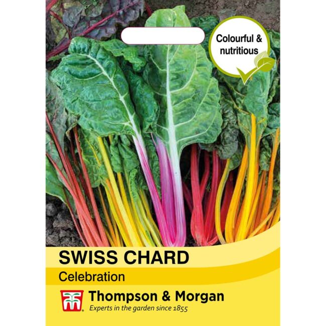 THOMPSON & MORGAN - SWISS CHARD CELEBRATION SEEDS