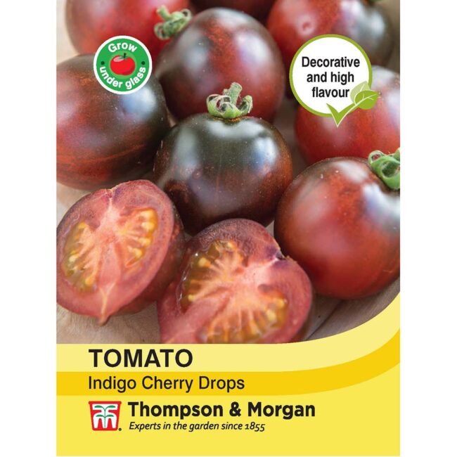 THOMPSON & MORGAN - TOMATO INDIGO CHERRY DROPS SEEDS