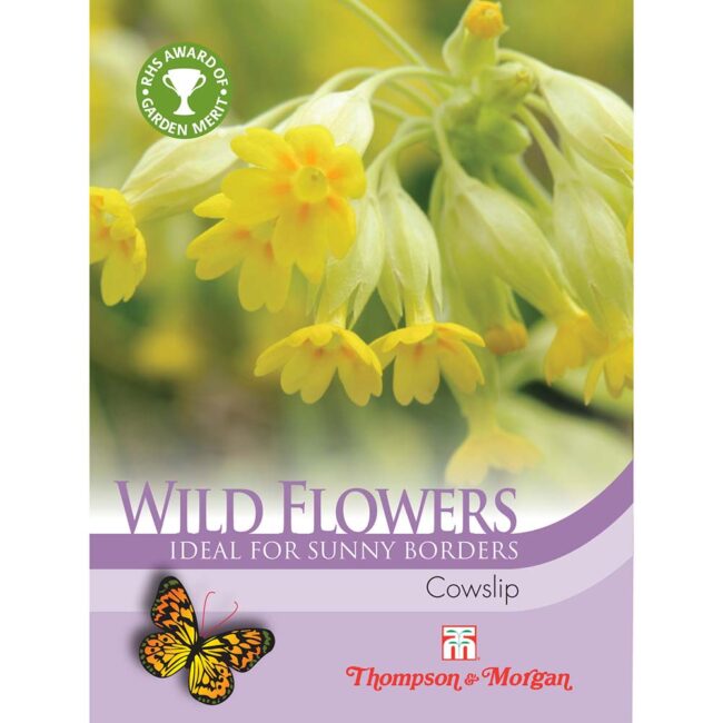 THOMPSON & MORGAN - WILD FLOWER COWSLIPS (PRIMULA VERIS) SEEDS
