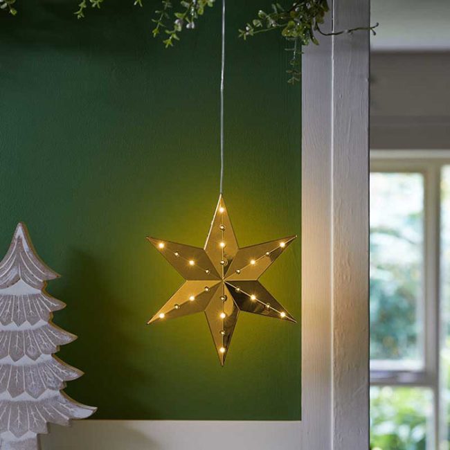 THREE KINGS LED SHOOTING STAR GOLD