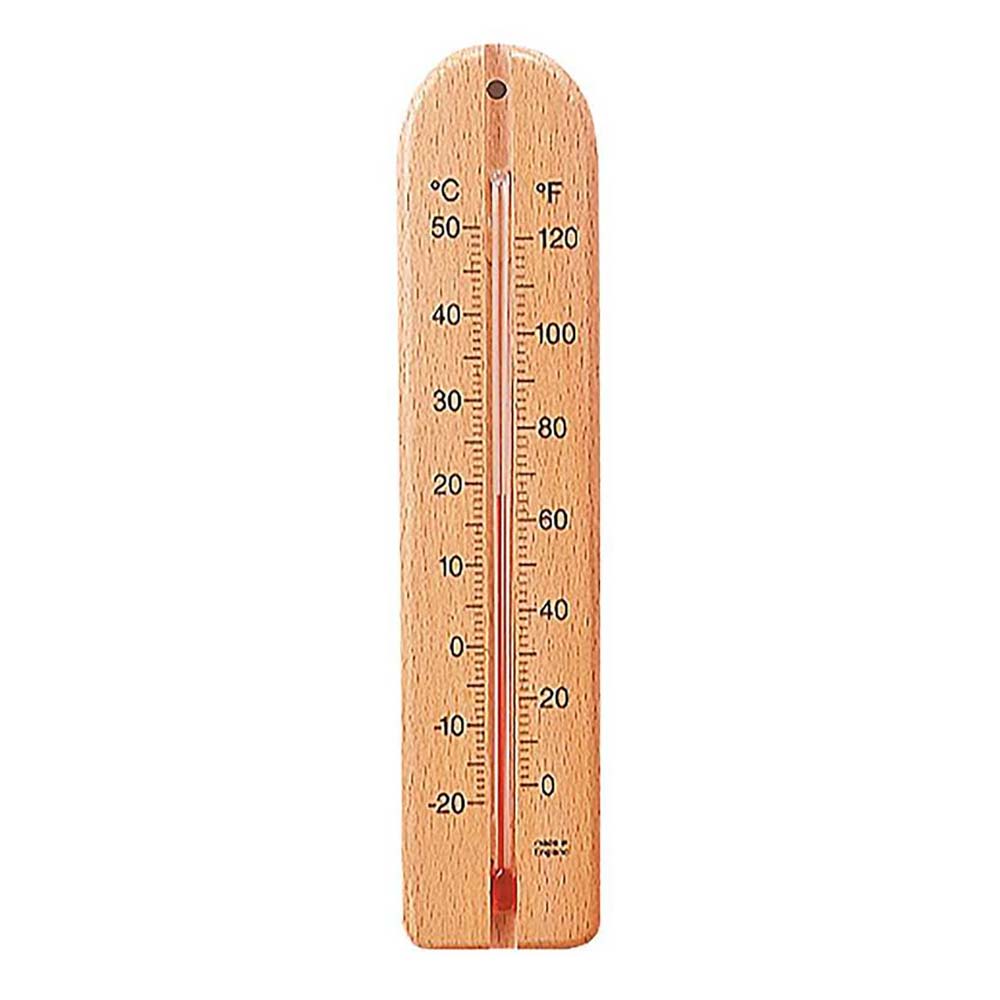 TILDENET WOOD WALL THERMOMETER