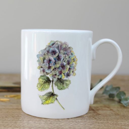 TOASTED CRUMPET MUG HYDRANGEA