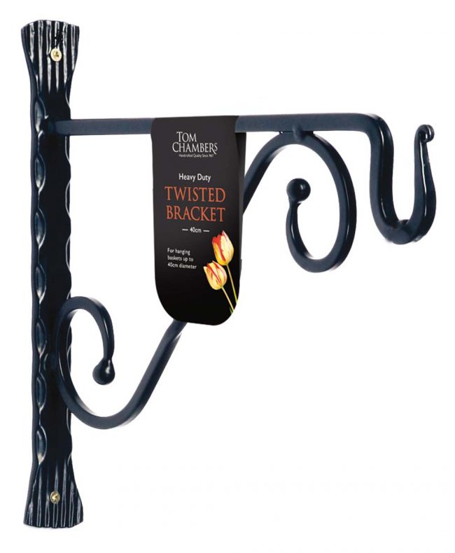TOM CHAMBERS TWISTED BRACKET BLACK 40CM