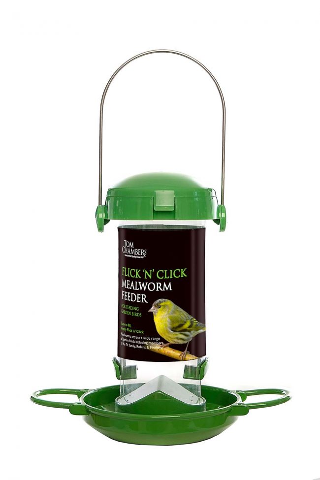 TOM CHAMBERS FLICK N CLICK MEALWORM FEEDER