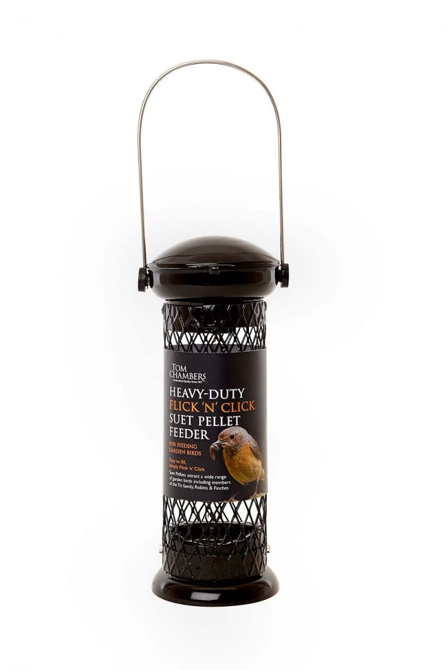 TOM CHAMBERS HEAVY DUTY FLICK N CLICK SUET FEEDER