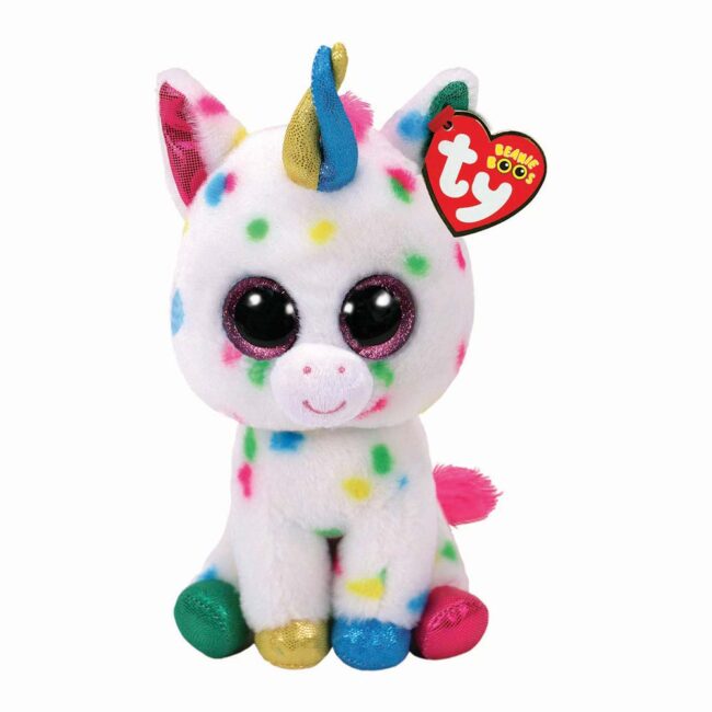 TY BEANIE BOO HARMONIE UNICORN SMALL