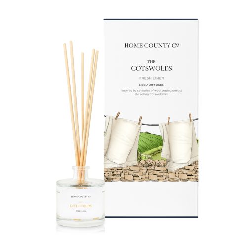 Home County Co The Cotswolds Fresh Linen Reed Diffuser