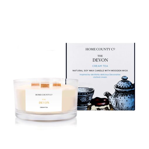 Home County Co The Devon Cream Tea 3 Wick Candle