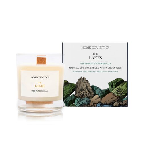 Home County Co The Lakes Freshwater Minerals Candle