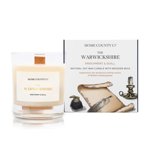 Home County Co The Warwickshire Parchment & Quill Soy Candle
