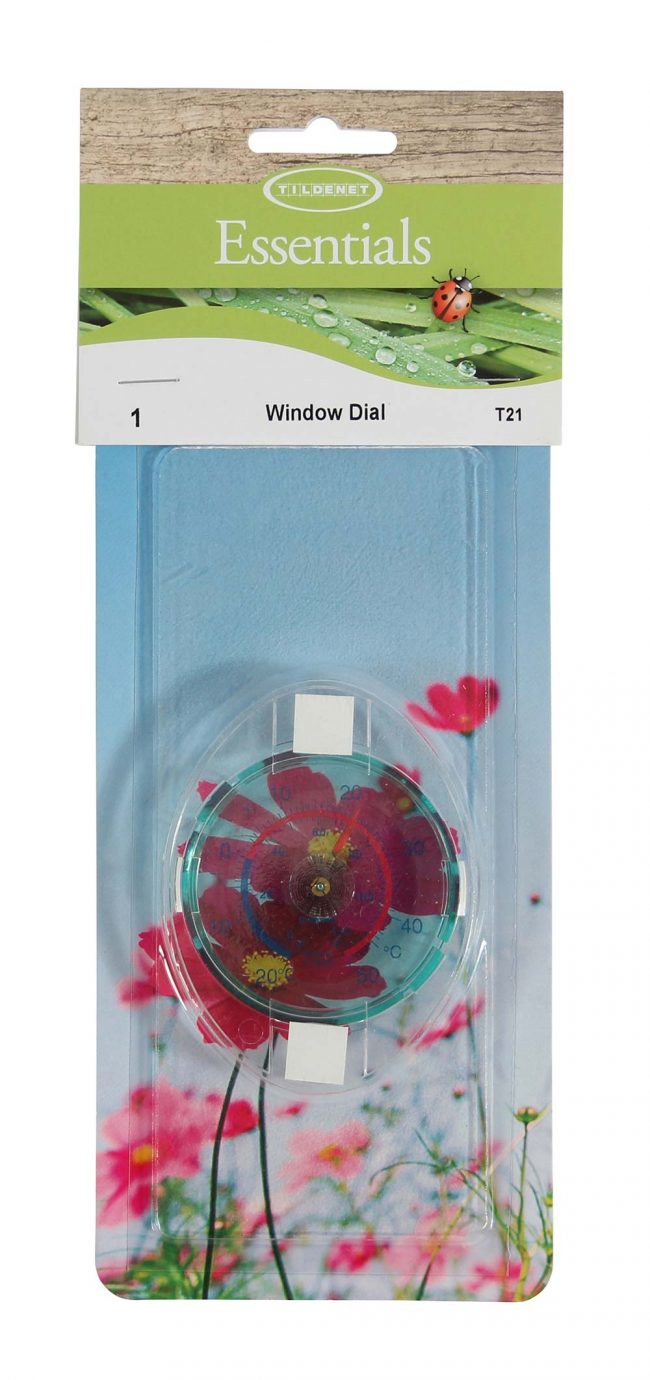 TILDENET WINDOW DIAL THERMOMETER